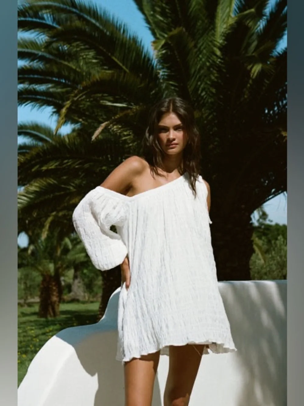 Sabo Skirt Raisa Dress in White Size XS NWT